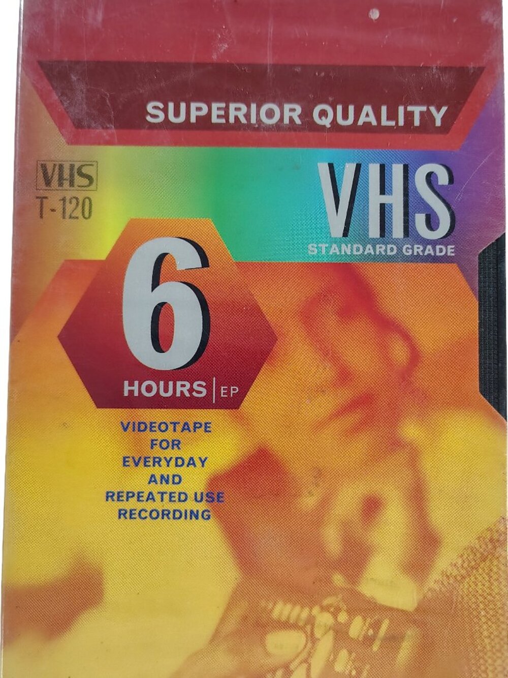 Brand New Still Sealed TDK T-120RV 6HRS Blank Cassette Tape